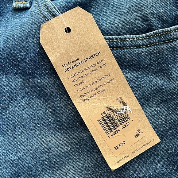 Levi's Men's Stretch 511 Slim Jeans - Picture 7 of 9
